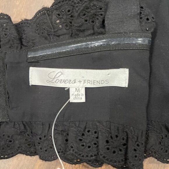 NEW Lovers + Friends Tracy Cropped Top In Black.Size M - Picture 8 of 11